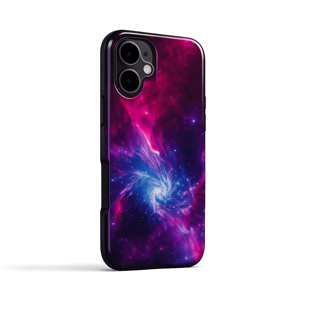 CosmicCase — premium phone case with NASA nebula print